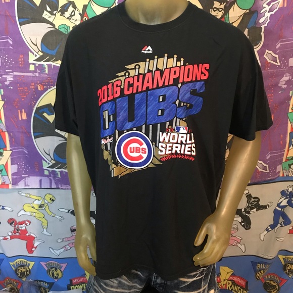majestic cubs world series shirt
